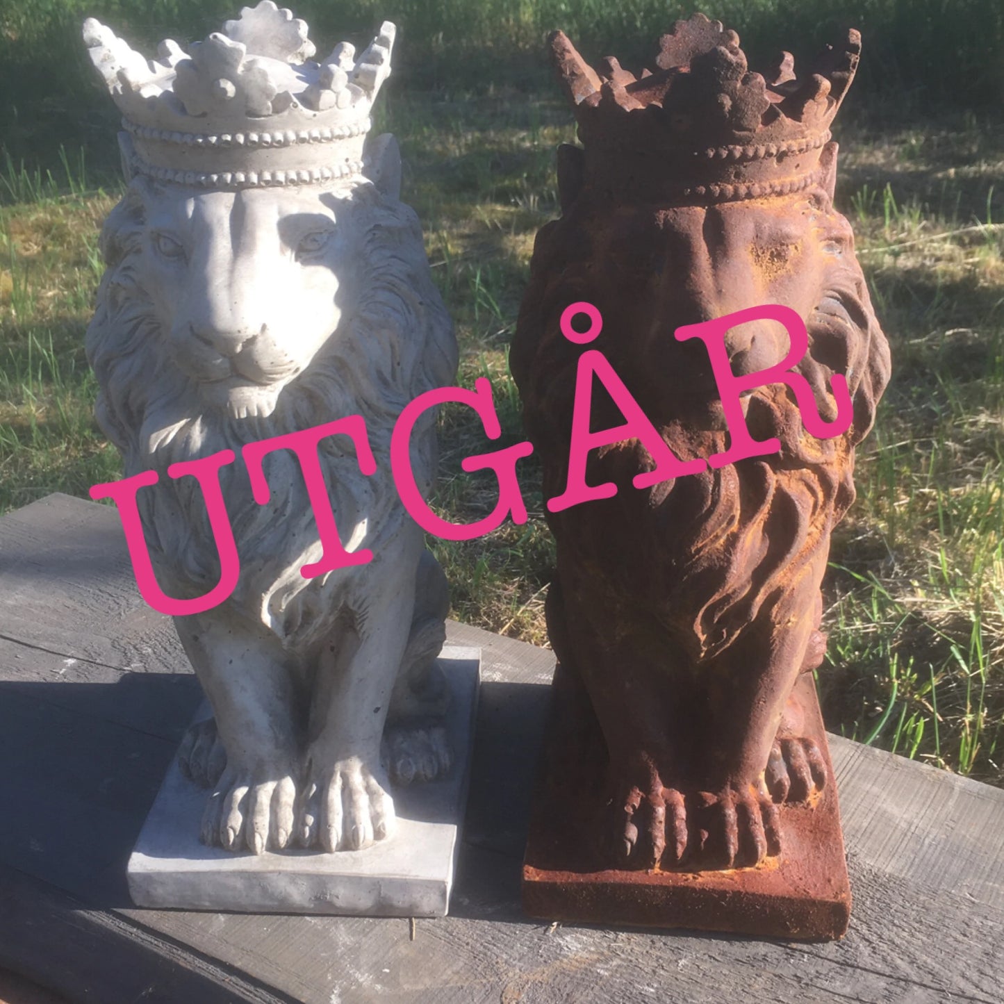 Kingen - Lejon Gjutform 36 Cm