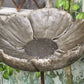 Stor Blomma - 24 cm antikvaxat  betongalster