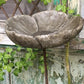 Stor Blomma - 24 cm antikvaxat  betongalster